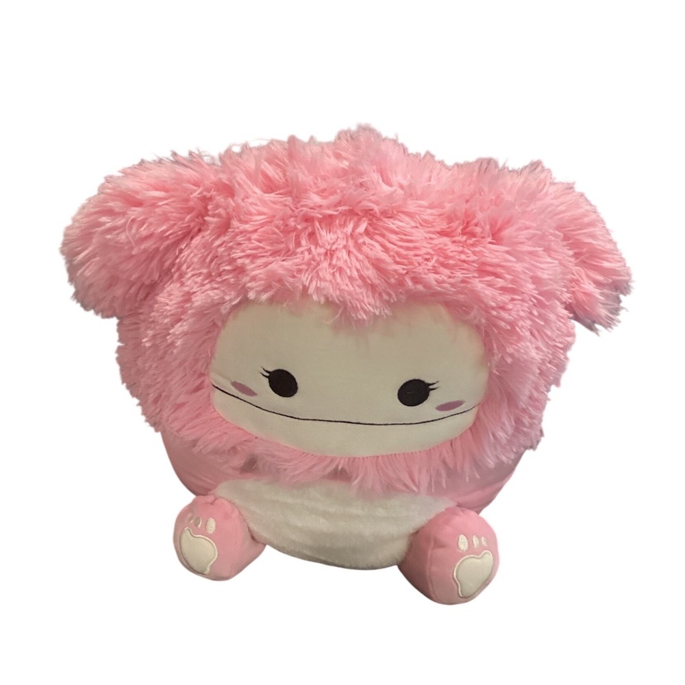 Squishmallows Brina Pink Bigfoot 8 Inch Plush Stuffed Animal Kellytoy NWT